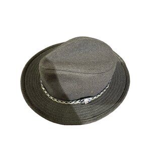 Dorfman Pacific Co. Men's Wool Blend Black and Beige Trim Size Large